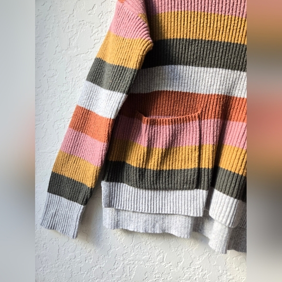 Madewell Pocket Pullover Walton Stripe Retro Sweater Size Medium - Picture 8 of 12